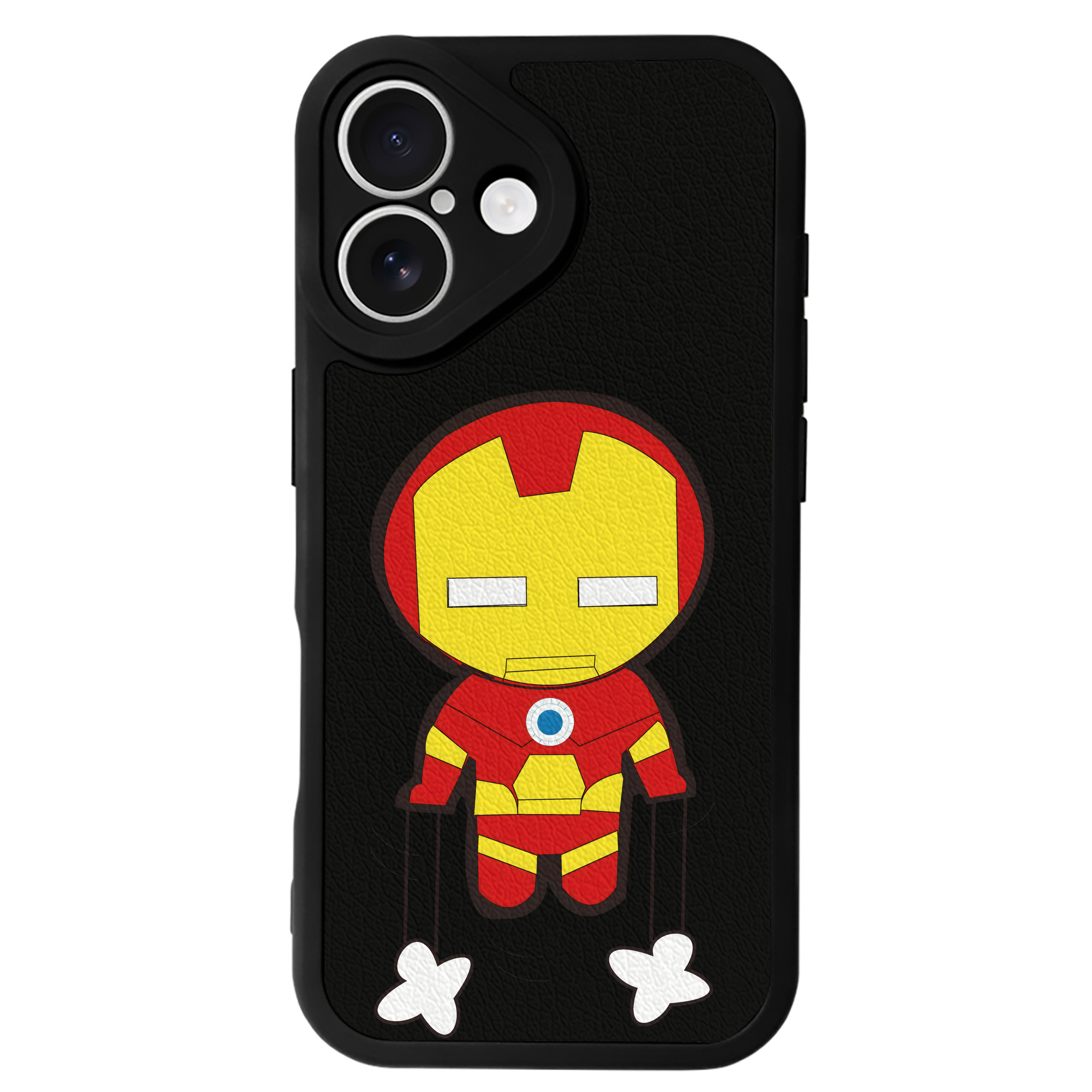 （画像用） アベンジャーズ The Avengers 【iPhone 16シリーズ対応】シリコンスマホケース（レザー調） 材質：シリコン
